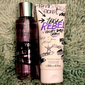Victoria’s Secret lotion and body spray